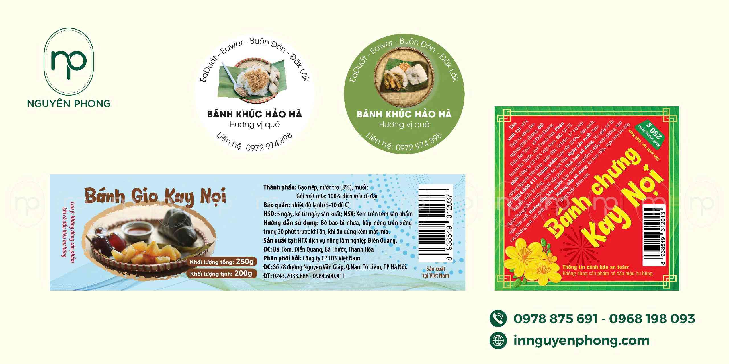 Dịch vụ in tem bánh theo yêu cầu